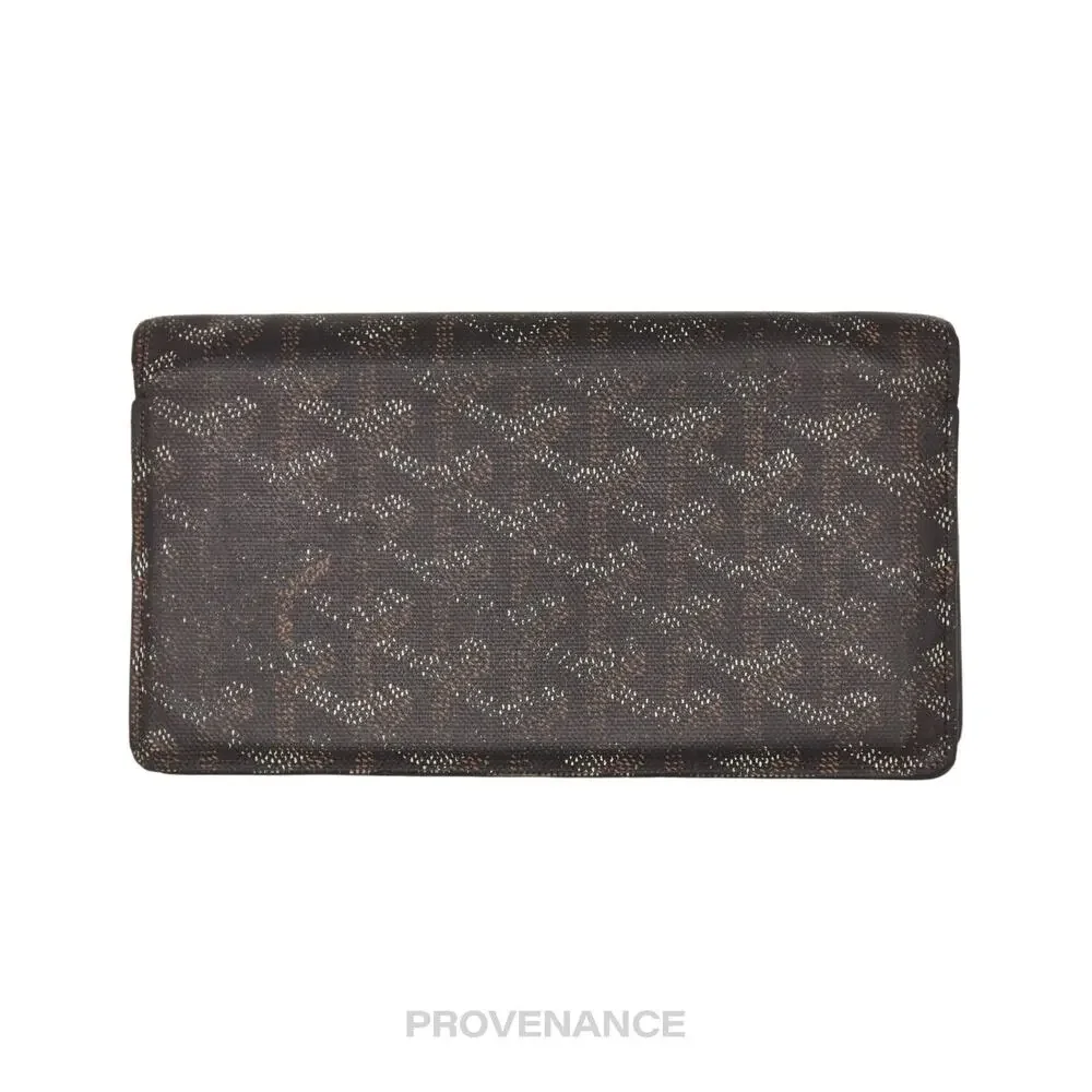 🔴 Goyard Richelieu Long Wallet - Black Goyardine
